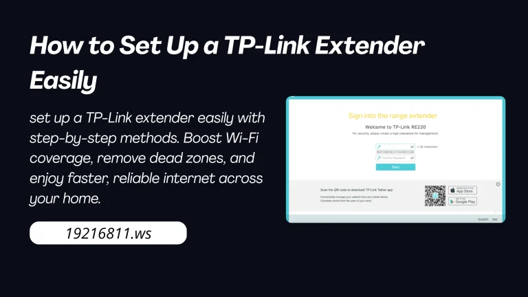 How to Set Up a TP-Link Extender Easily